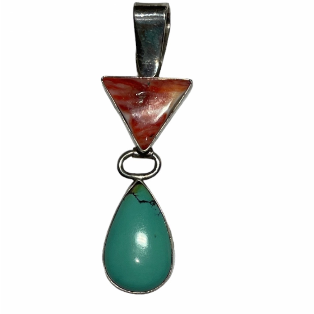 Turquoise statement pendant